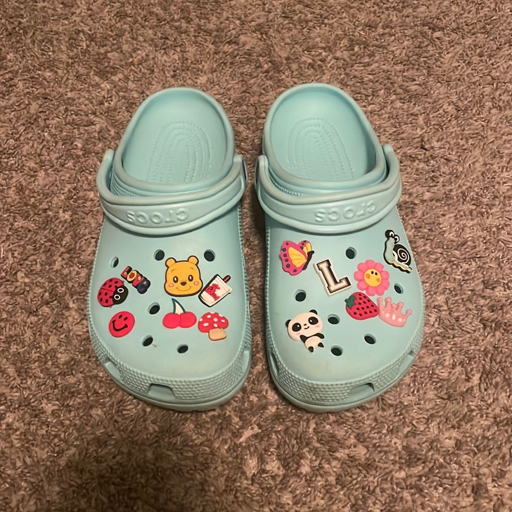 Blue Crocs